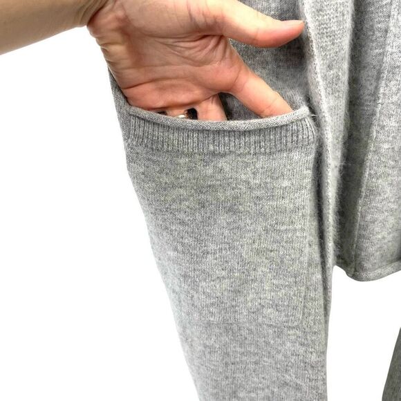 Symphony + Note 100% cashmere twin set cardigan & shell Size M grey lagenlook - Picture 6 of 16